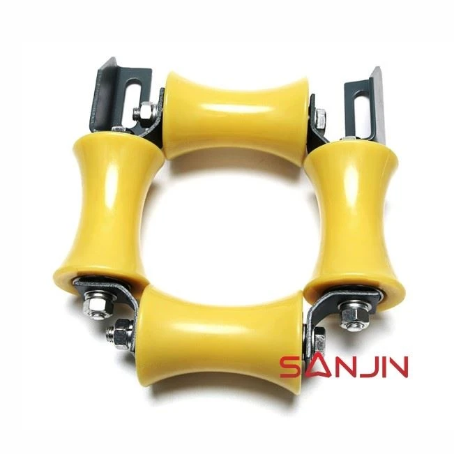 Thyssen Elevator Compensation Chain Guiding Device